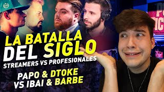 VUELVE LA BATALLA ENTRE TITANES  IBAI Y BARBE VS PAPO Y DTOKE REACCIÓN [upl. by Sadinoel841]