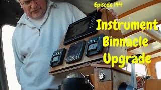 Upgrading the instruments on the Binnacle on our jouet 1040 Episode 144 [upl. by Kitti57]