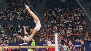 Lorette Charpy is BACK  Uneven Bars  Podium Training  Paris World Cup 2023 [upl. by Siobhan]