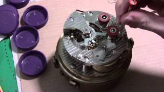 How I take apart a marine chronometer Hamilton Model 21 Part 1 of 2 [upl. by Cathrine]