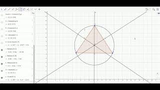 Ortocentro incentro baricentro e circuncentro do triangulo no geogebra [upl. by Ivatts]