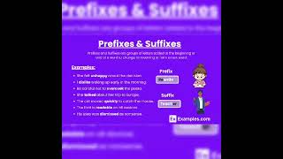 suffix and prefix  for kids [upl. by Selfridge]