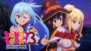 KONOSUBA Gods Blessing on This Wonderful World 3 Opening  Growing Up [upl. by Ajile]