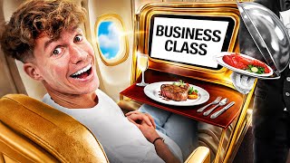 Ich fliege zum 1 Mal BUSINESS CLASS nach NEW YORK [upl. by Ainotna]