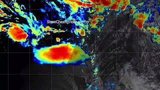 Satellite of the Tonga Volcano Eruption With Multi Spectrum Satellite View [upl. by Faires]