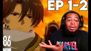 WHAT IS THIS ANIME  86 EIGHTYSIX EPISODES 12 BLIND REACTION [upl. by Skutchan]