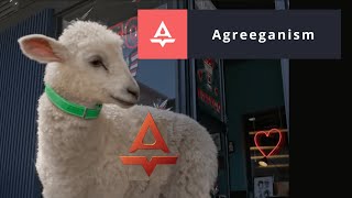 Agreegan Sheep Represents Freedom For Those who Choose a Plant Based Diet [upl. by Winshell]