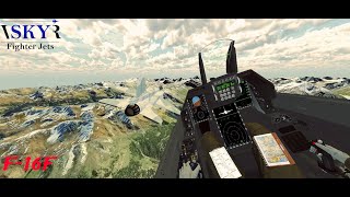 VR Flight with F16F in VR SKY Fighter Jets 2024 [upl. by Accisej]