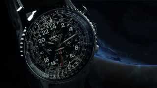 Breitling Navitimer Cosmonaute Blacksteel [upl. by Naitsirk515]