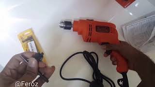 Black amp Decker 550W Hammer Drill KR5010B5 amp DeWalt DT6952QZ Masonry Drill Bit [upl. by Orlene]