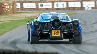 Gordon Murray T50 SCREAMING V12 SOUNDS at Goodwood FOS [upl. by Ariik]