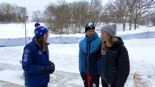 Olympian Andy Newell and World Cup Skier Erika Flowers have their sights set on the MN World Cup [upl. by Heber464]