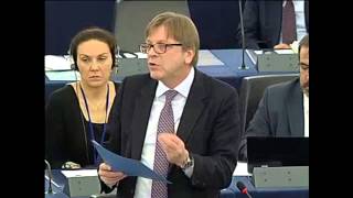 Guy Verhofstadt on the Statement by François Hollande President of the French Republic [upl. by Fairbanks]