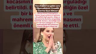 ESRA EZMECİYE GELEN İLGİNÇ SORU KAYINVALİDESİ GELİNİNE GİYSİ ALDIĞI VE KOCAS₺NIN BU DURUMU [upl. by Awuhsoj]