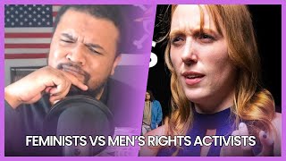 Do Feminists care about Men  Mens Rights Activists vs Feminists Reaction [upl. by Ayomat]