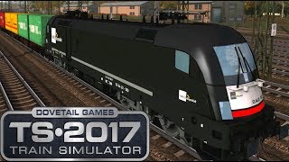 Train SImulator 2017  MRCE ES64U2 Güterzug in der PZB Hölle [upl. by Reffinnej]