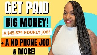 🙌🏾 4579 HOURLY GET PAID BIG MONEY FROM HOME  A NO PHONE JOB WORK FROM HOME JOBS 2024 [upl. by Hsitirb]