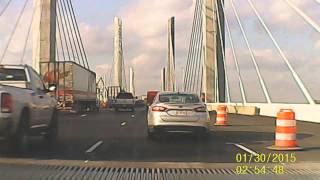 drive over Lincoln Bridge from Louisville to Jeffersonville 12915 [upl. by Postman]