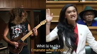 Māori Haka in NZ Parliament goes METAL [upl. by Ayotna178]