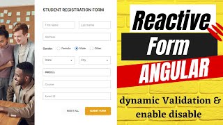 Reactive Form in Angular in Hindi  Angular Tutorials [upl. by Bonner]