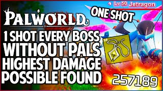 Palworld  This is BIG  How to Kill ANYTHING in 1 Hit  Highest Damage Possible  Attack Guide [upl. by Ashmead]