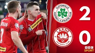 HIGHLIGHTS  Cliftonville 20 Larne [upl. by Souvaine]