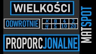 wielkości odwrotnie proporcjonalne [upl. by Boelter]