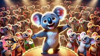 Canzoni Animate  Famiglia di Koala  Nuova Versione Grafica [upl. by Eimac]