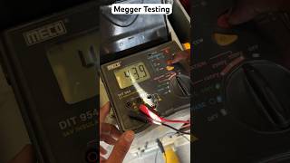 Megger Testing kaise kare very easy megger electric electrician technology motor engineer [upl. by Lorraine]