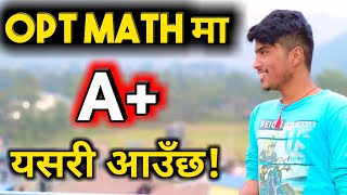 6 Ways to get A in Opt Math in Nepal teachenepal [upl. by Sikleb]