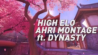 High Elo Ahri Montage ft Dynasty [upl. by Novyak]