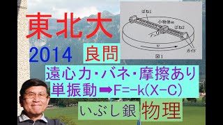 【回転台上での振動（摩擦あり）】東北大（2014） [upl. by Brandon27]