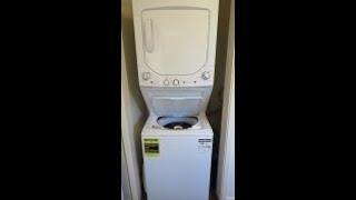 GE Spacemaker GUD 24 inch Washer amp Dryer  Full Overview  Washing  Operating Tips [upl. by Miculek]