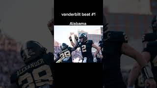 vandy SHOCKS 1 bama [upl. by Vlada]