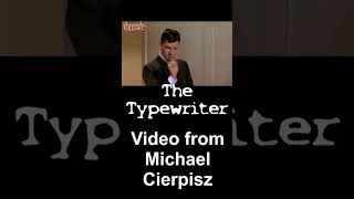 The Typewriter Hommage to Jerry Lewis Clip from Michael Cierpisz shorts movie music [upl. by Josselyn]