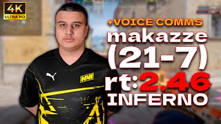 makazze 217 rt246 VOICE COMMS vs 3500 ELO LOBBY  FACEIT Ranked EU  cs2 pov [upl. by Heinrick400]