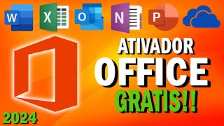 Como ATIVAR o office definitivamente de graça em 2024 [upl. by Sahcnip]