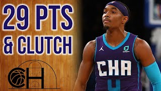 When Devonte Graham ROCKED The Garden 🥶 29 Pts amp The Game Winner  Charlotte Hornets Highlights [upl. by Aneles]