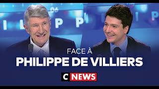 Face à Philippe de Villiers  5 janvier 2024 CNews [upl. by Waldo]