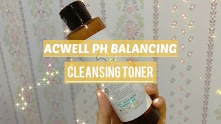 Acwell Licorice pH Balancing Cleansing Toner Review  Bahasa Malaysia [upl. by Erena]