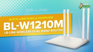 LBLINK BLW1210M 1200M 11AC Wireless Dual Band Router  Quick Unboxing [upl. by Bridges]