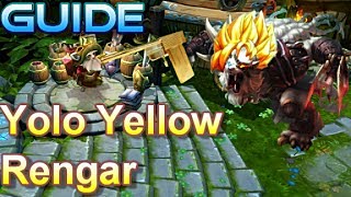 Yolo Yellow Rengar  The Golden Gun  League of Legends [upl. by Anayia]