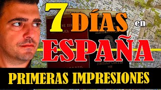 ✈PRIMERAS IMPRESIONES DE ESPAÑA😒 ¿BIEN RECIBIDOS españa emigrar argentina directo [upl. by Enyrhtac]