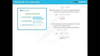 Bounds amp Error Intervals How to Apply Bounds  GCSE amp IGCSE Maths [upl. by Yrrum276]