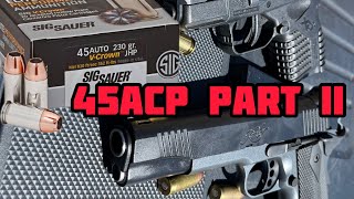 How Barrel Length Affects 45 Auto HP Performance  Part 2 [upl. by Elleraj]