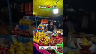 Diwali 🪔 vibes  bhawani mandi market market diwali vibes viralshort trending [upl. by Ahders20]