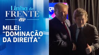 Lula Bolsonaro Milei e outros líderes mundiais parabenizam Trump pela vitória  LINHA DE FRENTE [upl. by Simmonds]