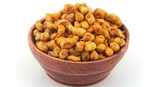 Crispy Fried Peanut  Masala Peanuts Recipe  quick amp Easy Snack Recipe [upl. by Ztnaj]