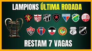 COPA DO NORDESTE  ÚLTIMA RODADA  RESTAM 7 VAGAS [upl. by Farrel]