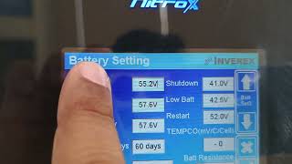 NitroX Inverter Complete Settings On Screen  Deye Inverter Settings  Inverex Inverter Settings [upl. by Jolie]